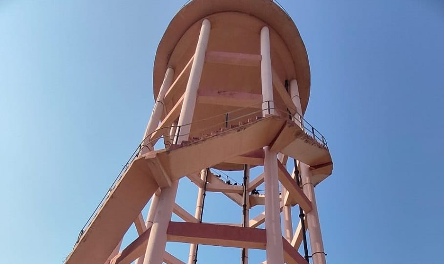 BSc Nursing students worried about their results climbed on the tank in the university