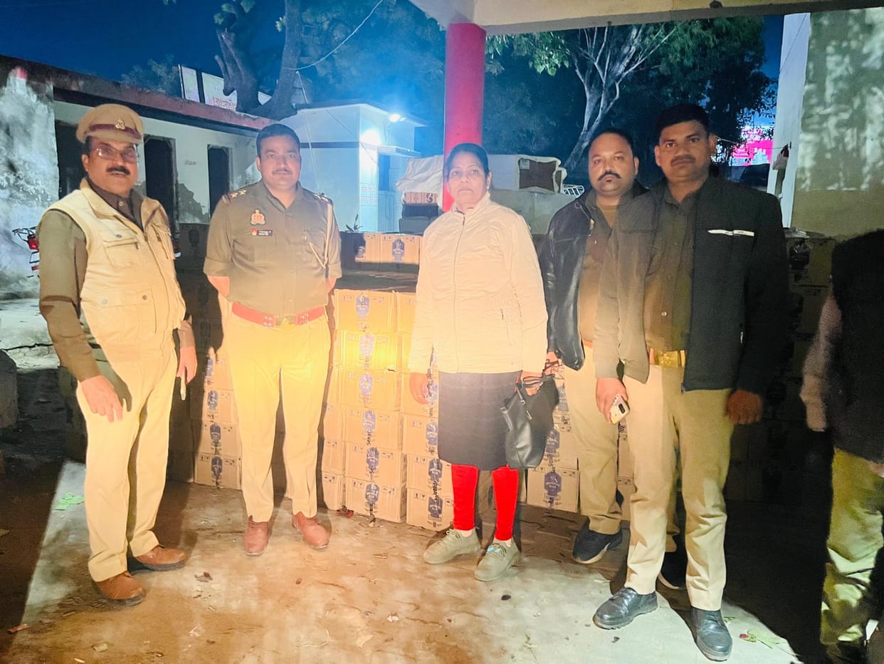Police seized illegal liquor worth Rs 32 lakh, truck driver absconded