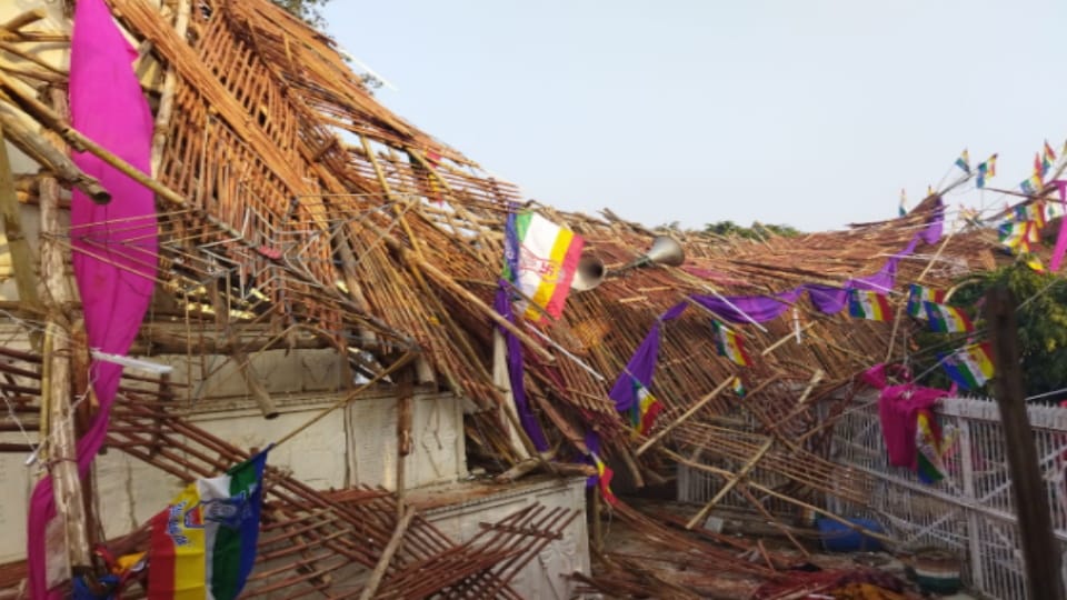 Baghpat Accident Collapse at Nirvana Mahotsav, Weak Structure and Soil Instability Led to Tragedy