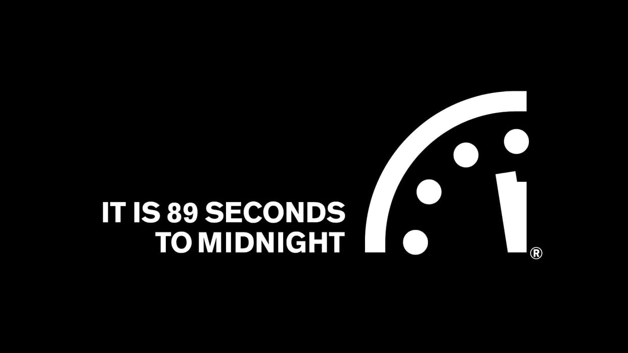 'Doomsday Clock' moves closer to midnight amid threats of climate change, nuclear war, pandemics, AI