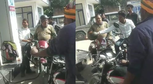 No helmet no fuel campaign is being disregarded petrol pumps are making people follow the rules through Jugaad