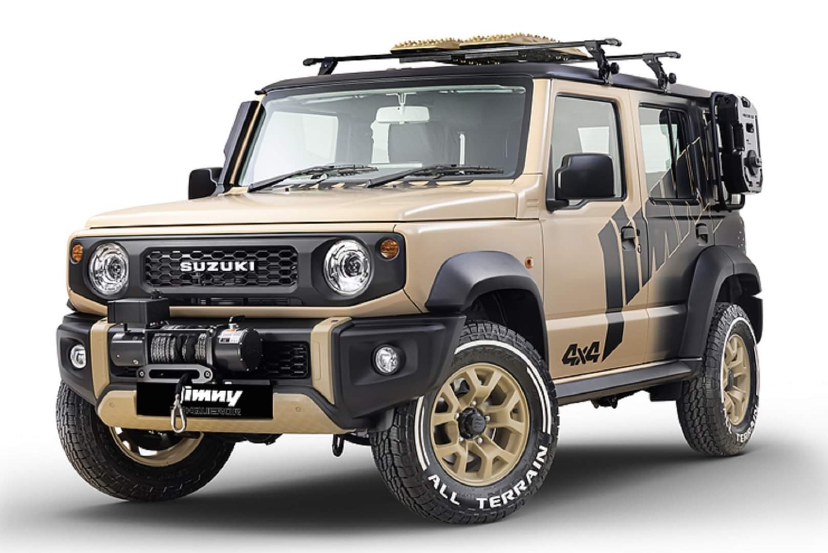 Maruti Suzuki Jimny Conqueror Concept showcased at Auto Expo 2025 in Bharat Mobility Global Expo