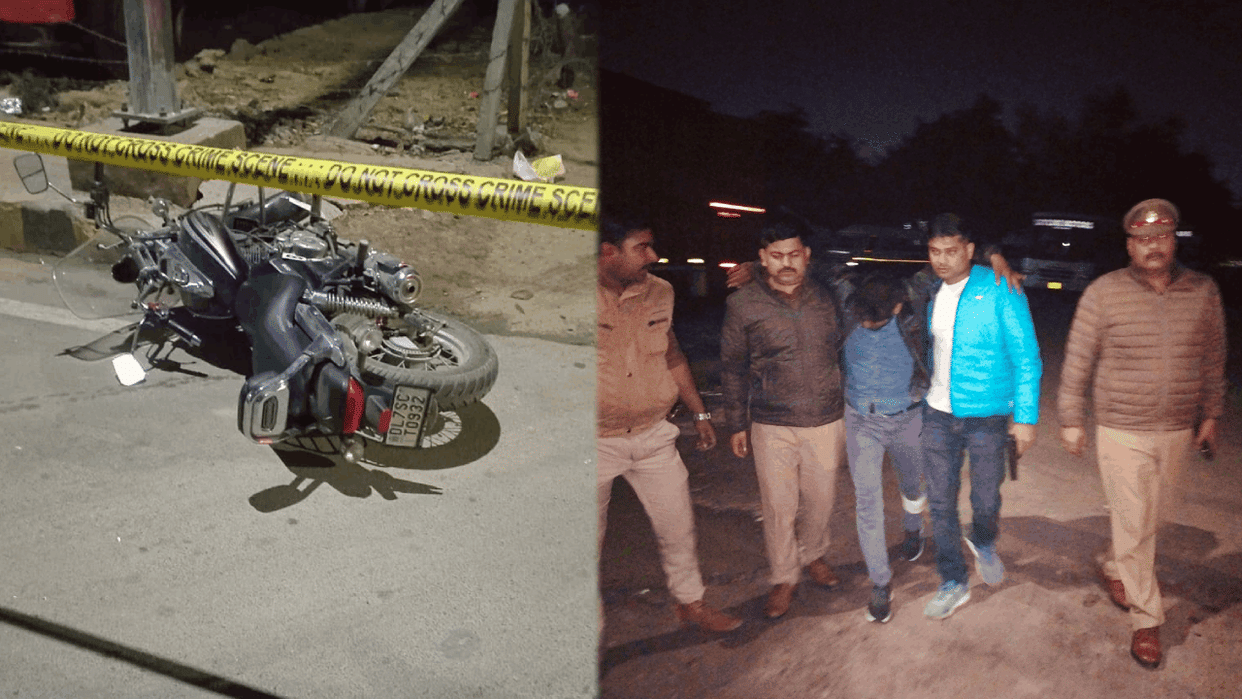 Two miscreants arrested in an encounter with Noida police