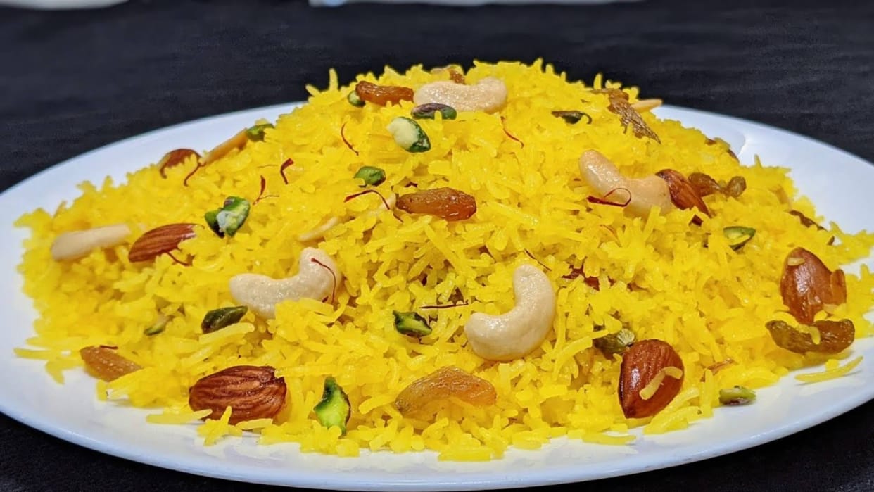 Basant Panchami Recipe of making Yellow rice Meethe Chawal Other Details Inside disprj