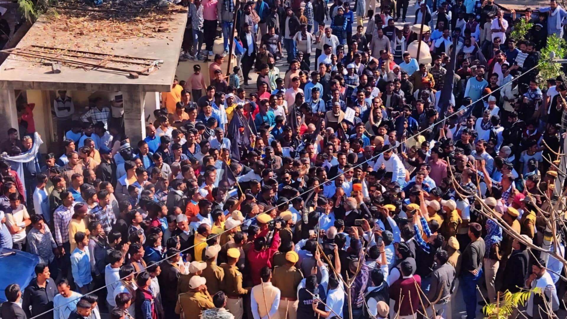 Rajasthan Abolishing nine districts become headache for BhajanLal government fire agitation slowly flaring up