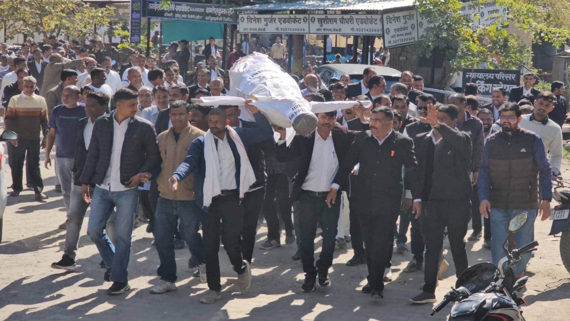 Rajasthan Abolishing nine districts become headache for BhajanLal government fire agitation slowly flaring up