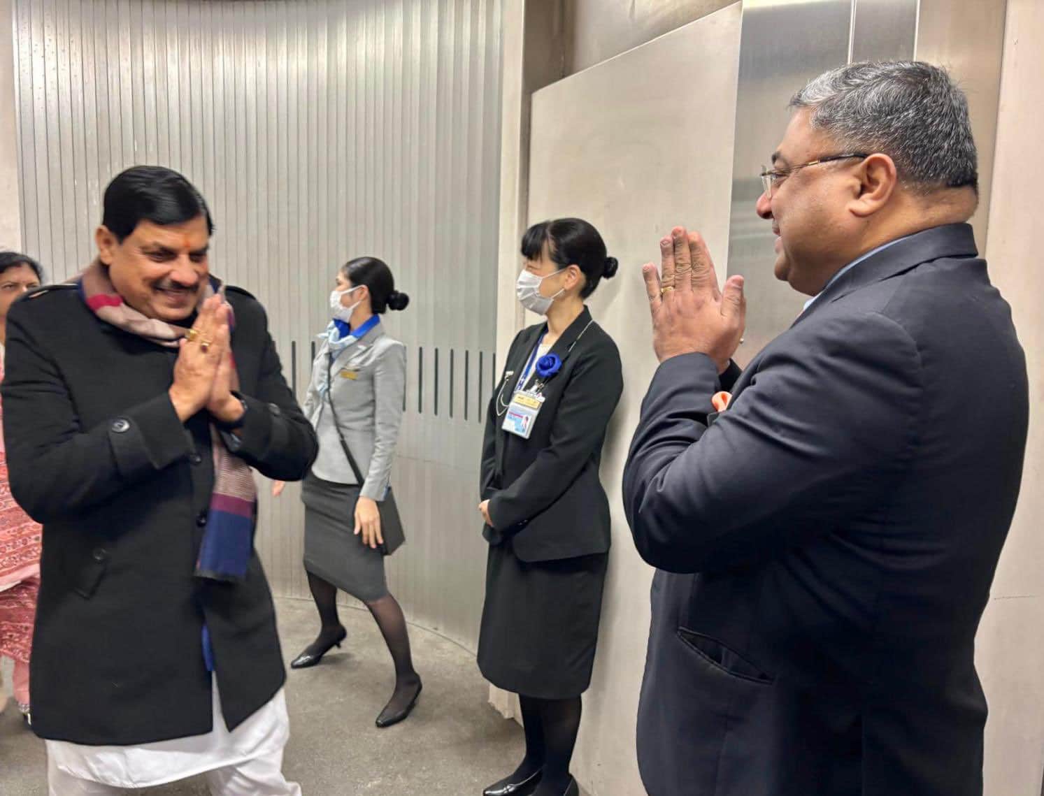 Mohan Yadav Japan Visit: CM Yadav received warm welcome in Tokyo, girl welcomed him by applying tilak