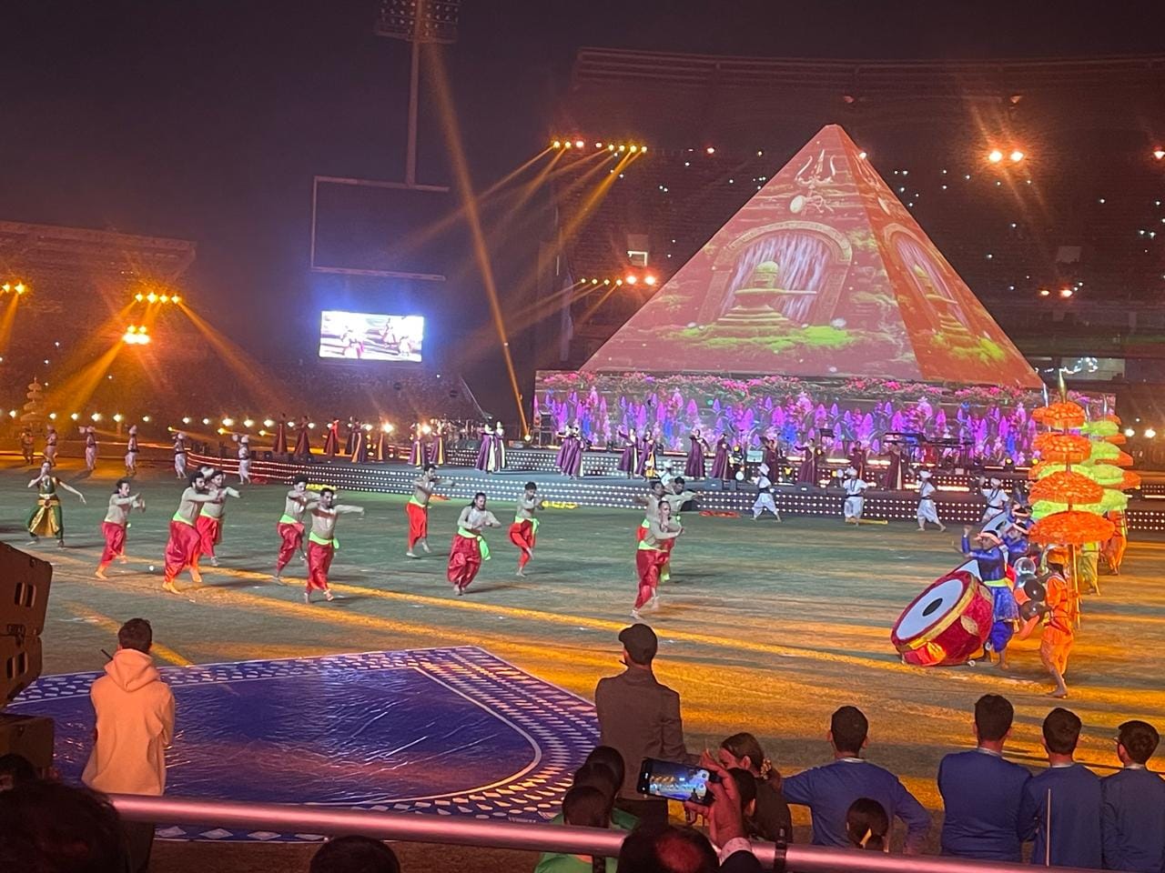 PM Modi Inaugurates 38th National Games Uttarakhand Huge Crowd in stadium Photos