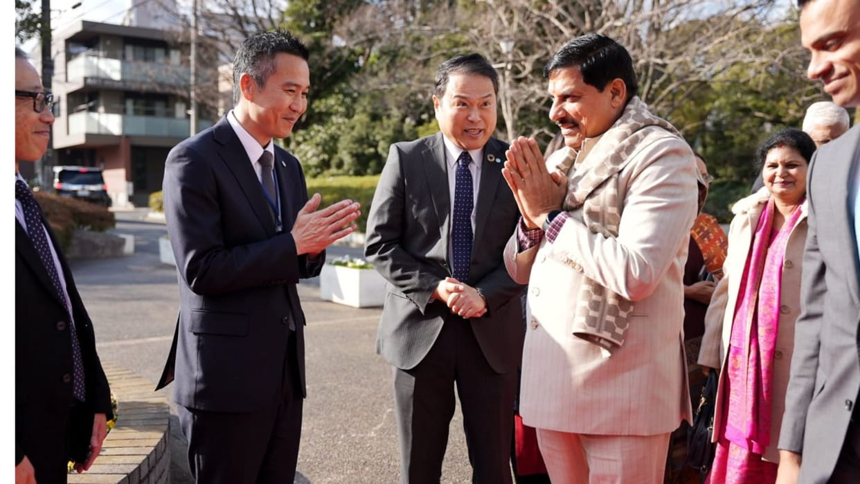 CM Mohan Yadav did a road show for investment in japan