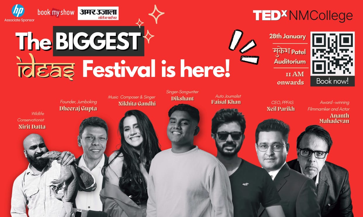 TEDx conference organized at TEDx College, these speakers will address; It will start with this theme