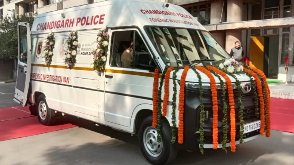 Chandigarh Police gets two new forensic investigation vans