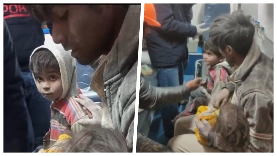 Delhi Building Collapse 4 people were rescued from the debris in Burari after 2 days in good condition