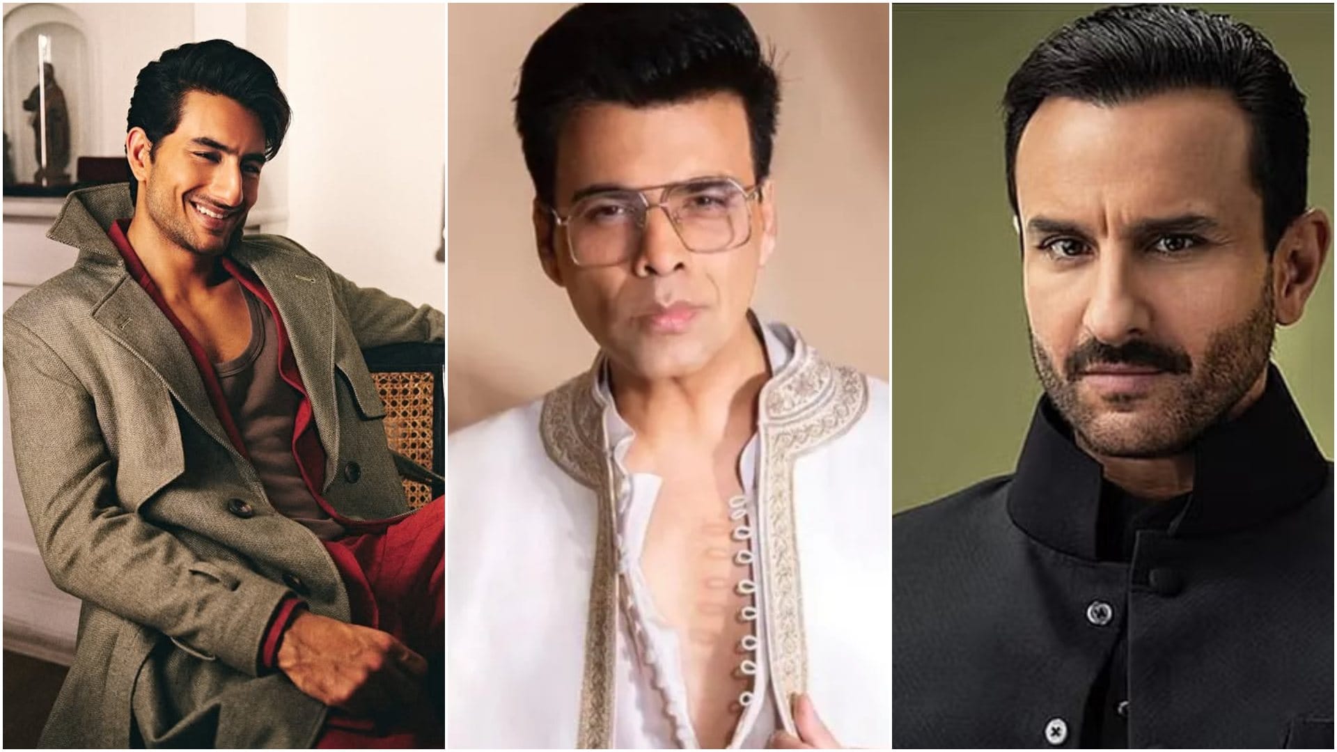 Karan Johar announces Ibrahim Ali Khan debut shares shirtless photos of Saif Ali Khan son know details