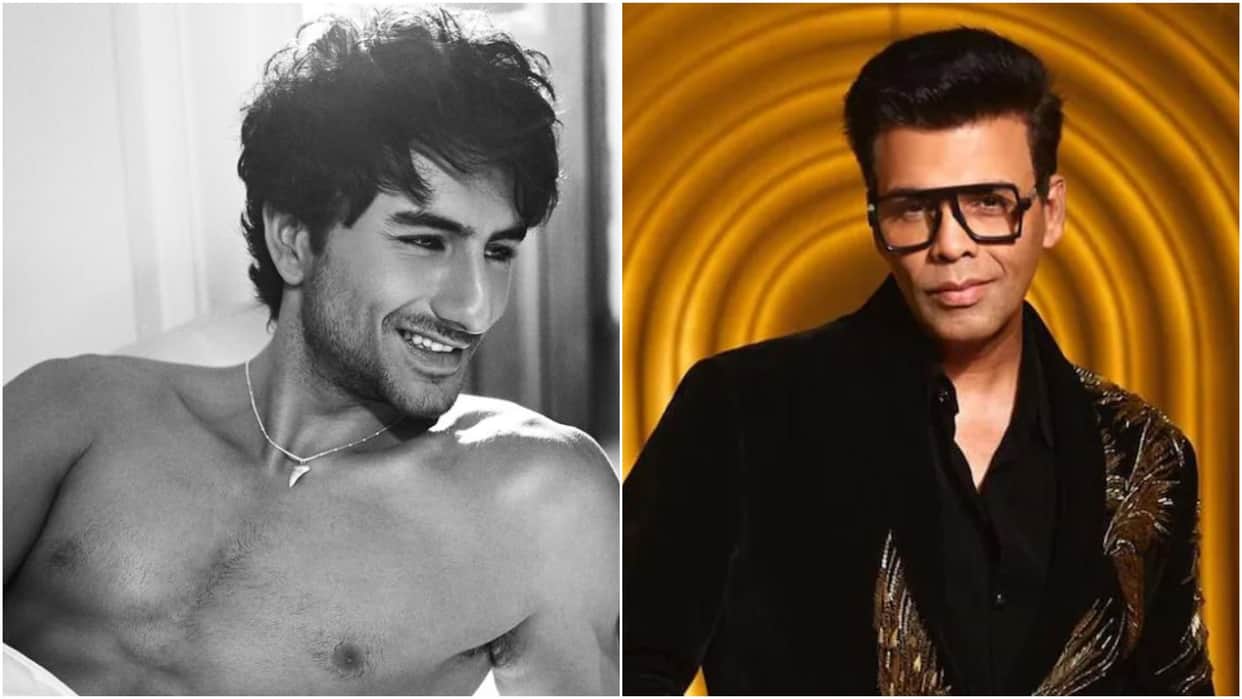 Karan Johar announces Ibrahim Ali Khan debut shares shirtless photos of Saif Ali Khan son know details