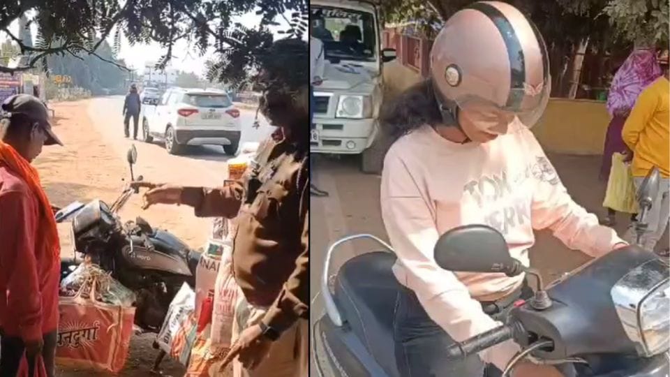 Traffic police launched an intensive investigation campaign in Jagdalpur