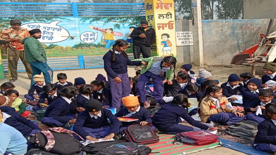 Only one teacher in the government school of Dullad village of Patiala