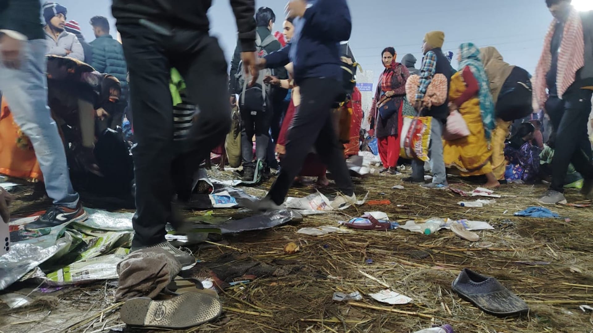 Mahakumbh Stampede Shocking Video Emerges After Chaos at Sangam See the Aftermath