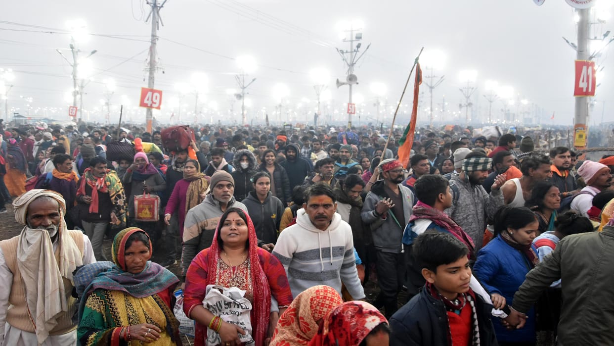Mahakumbh Nagar becomes the most populous city for the second consecutive day
