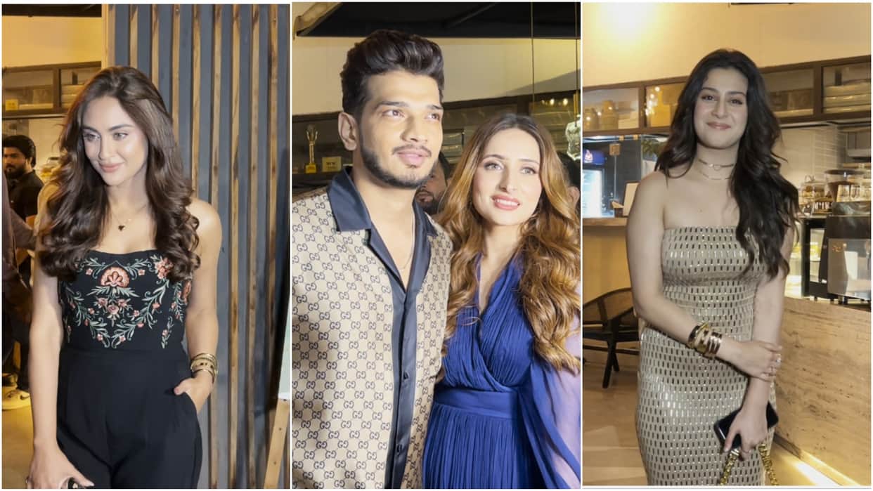 Munawar Faruqui birthday bash these celebs attend party see pics roshini walia eisha singh isha malviya