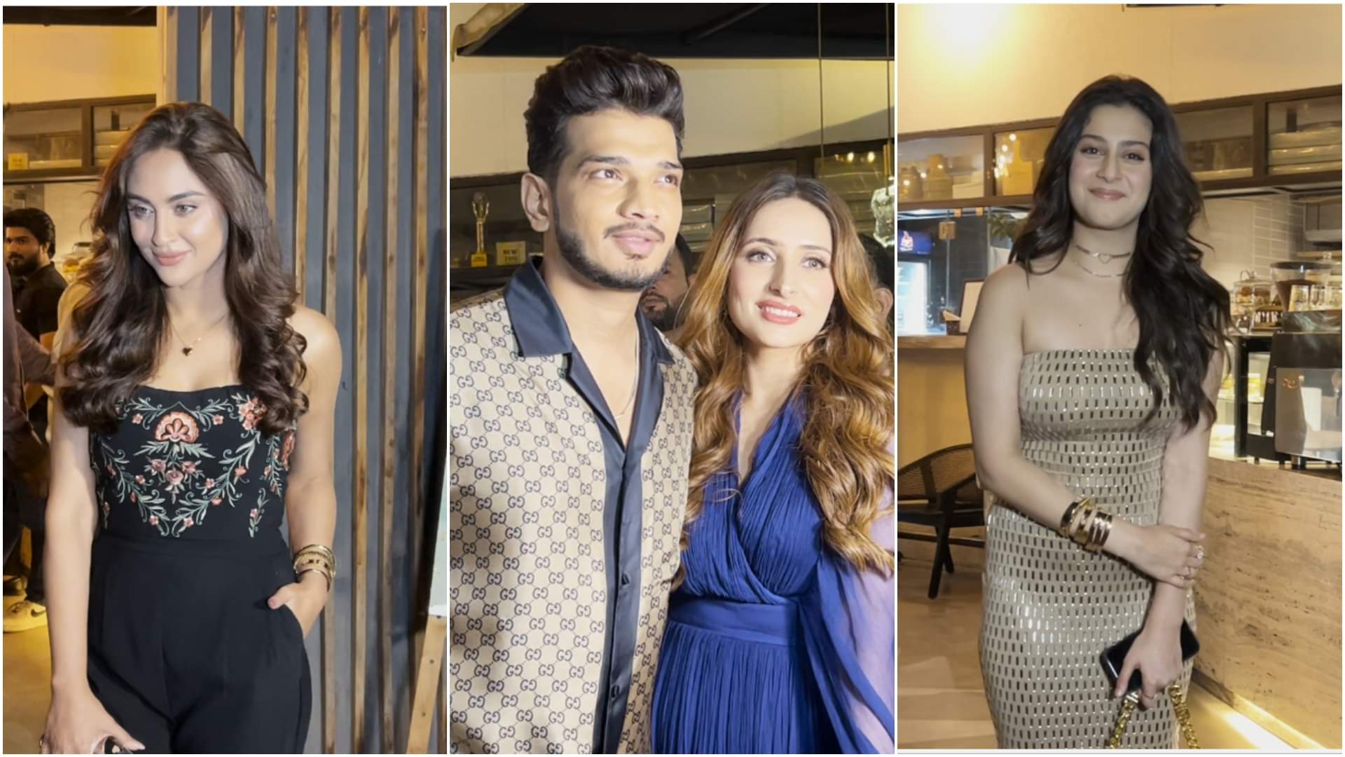 Munawar Faruqui birthday bash these celebs attend party see pics roshini walia eisha singh isha malviya