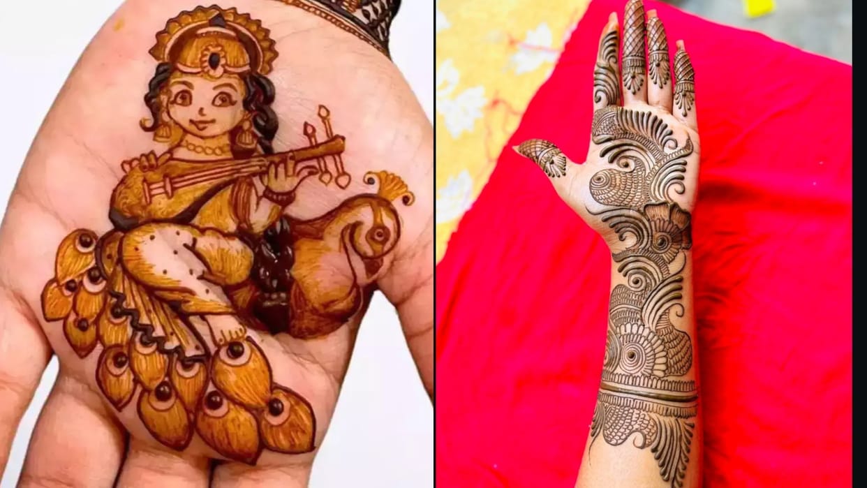 basant panchami 2025 mehndi design basant panchami mehndi ideas