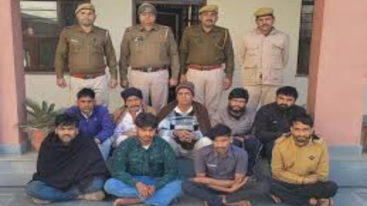 Hanumangarh: Special arrest operation of District Police, raided 314 places and arrested 143 criminals