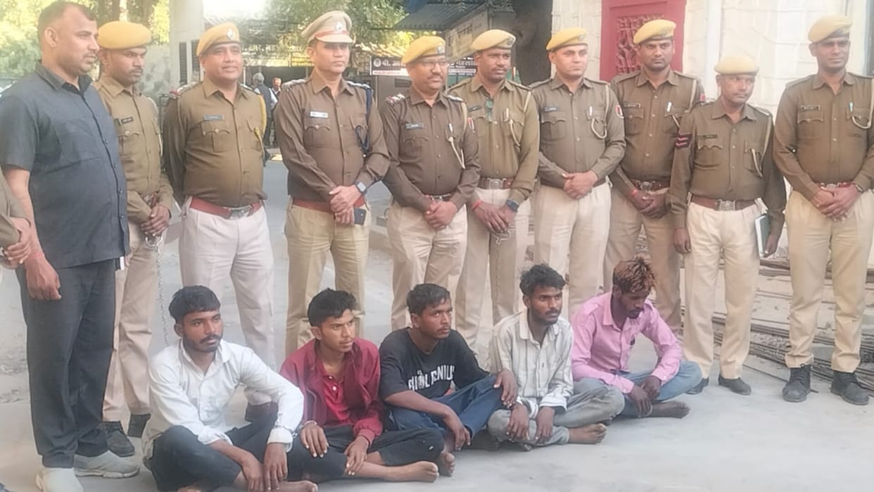 Pali : 5 accused who injured the priest and committed robbery in the temple arrested, the kingpin absconded