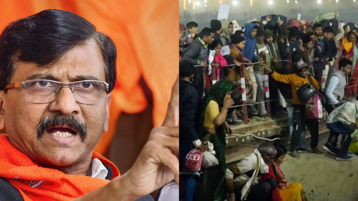 Stampede at Maha Kumbh 2025 shiv sena ubt sanjay raut says restrictions for VIP visits lead to such tragedies
