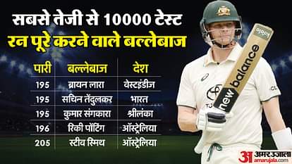 Steve Smith entered the elite 10,000-run club in Test cricket becoming fourth Australian to achieve the feat