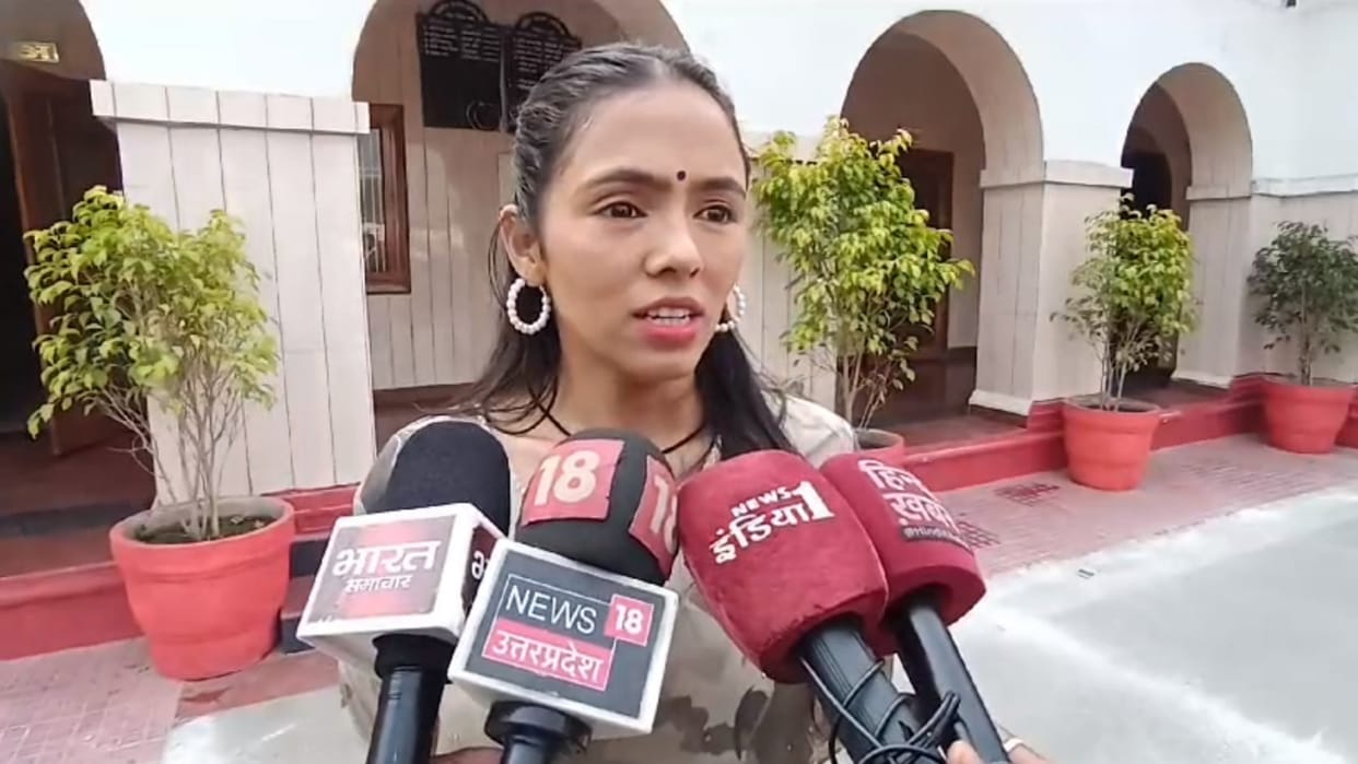 Nepal MP Vinita Kathayal visits Ayodhya.