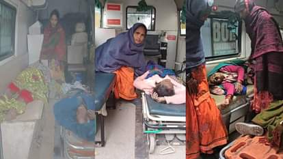 vehicle full of devotees overturned after going out of control in Gonda a dozen people injured