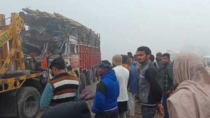 Bihar News : Collision between bus and truck Patna businessman died Accident News purnea bihar police
