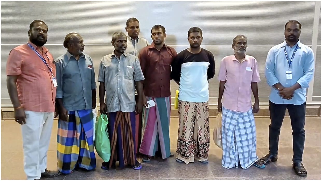 Six TN fishermen released from Lankan prison arrive at Chennai Know all about it