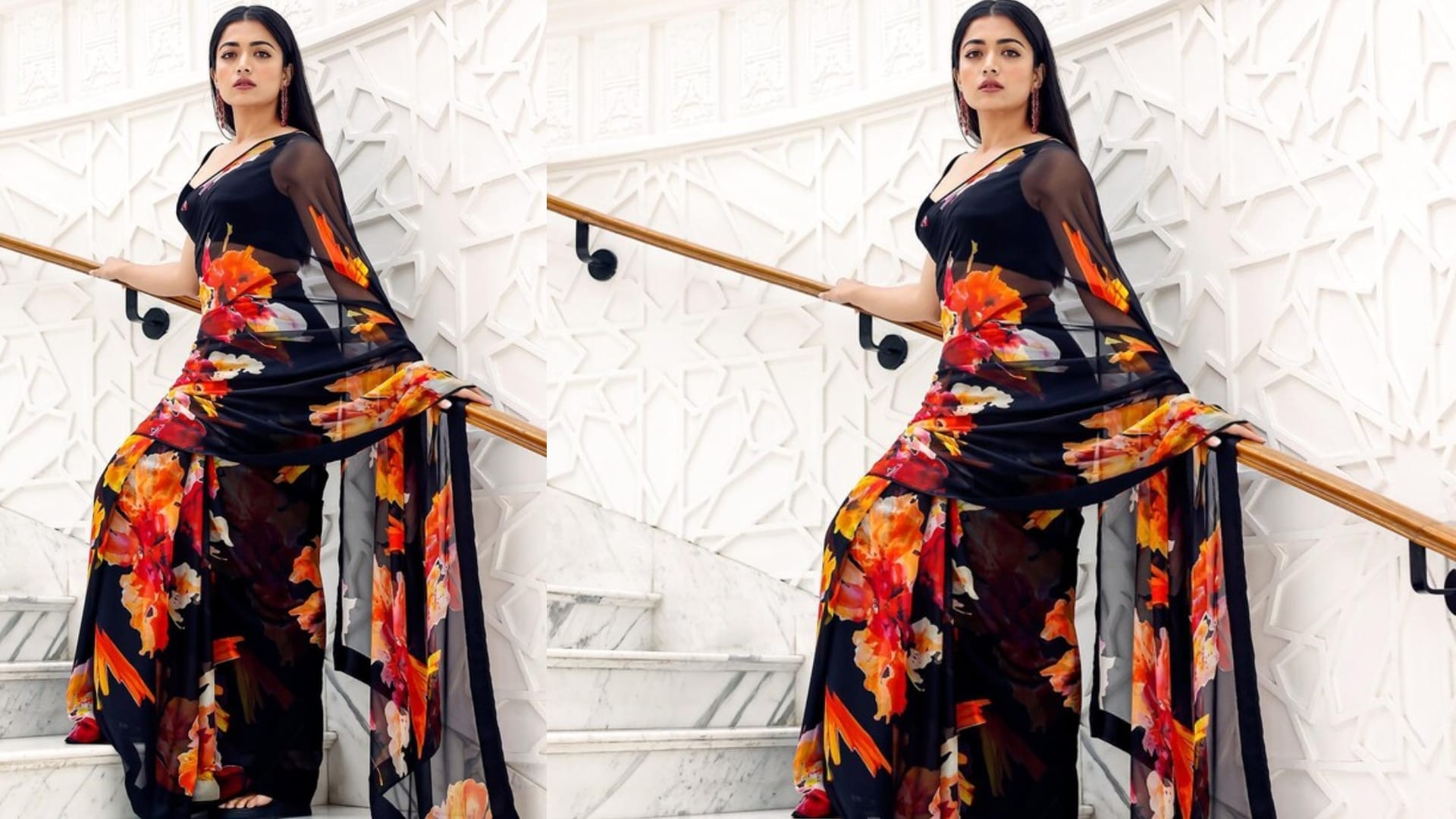 Floral Saree Design