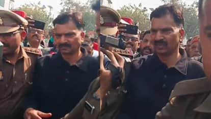 Police arrested Congress MP from Sitapur accused of misdeeds court had rejected his anticipatory bail plea