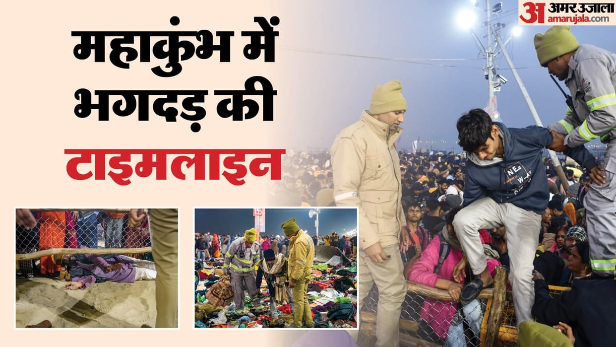 Complete timeline of Prayagraj mahakumbh stampede Sangam nose stampede CM Yogi know all updates