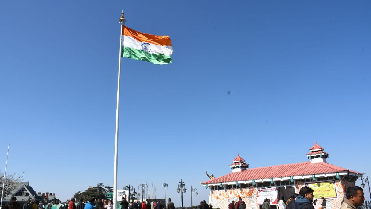 Himachal Pradesh The tricolor flag will be shifted from Shimla Ridge ground it was installed in 2015