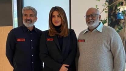 राजामौली के साथ प्रियंका चोपड़ा