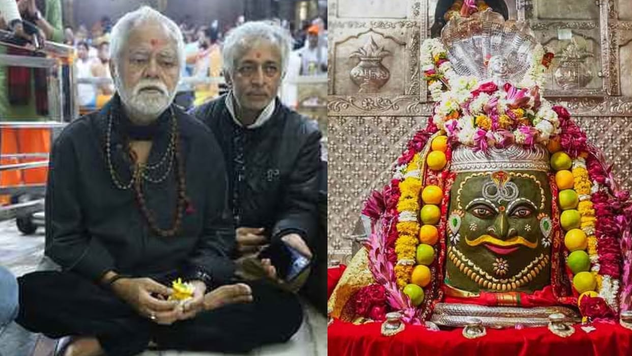 Actor Sanjay Mishra visited Baba Mahakal, appeared engrossed in the devotion of Baba Mahakal