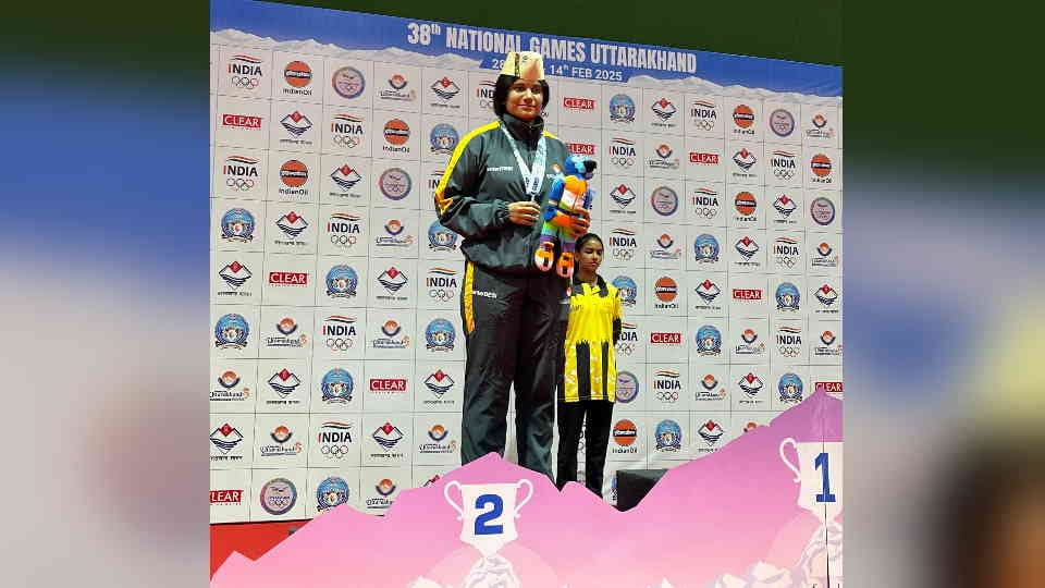 National Games 2025 Uttarakhand Uttarakhand  Siddhi Badoni won silver medal in Kalaripayattu