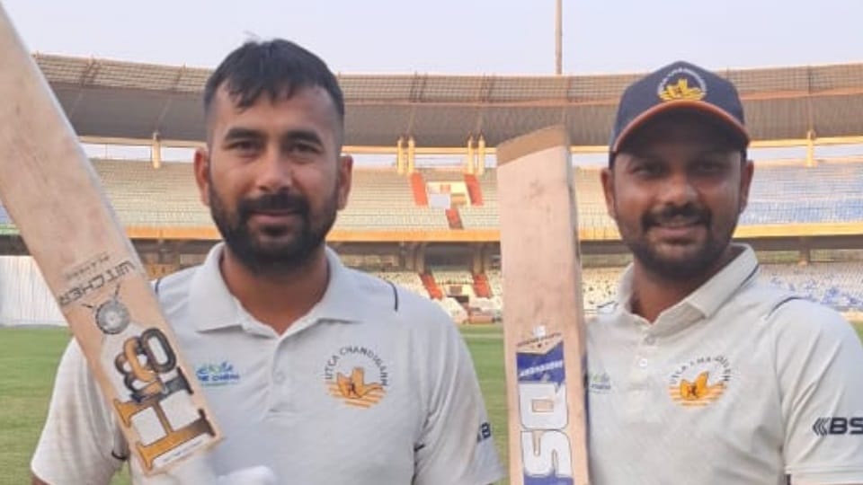Ranji Trophy Chandigarh scored 283 runs against Chhattisgarh