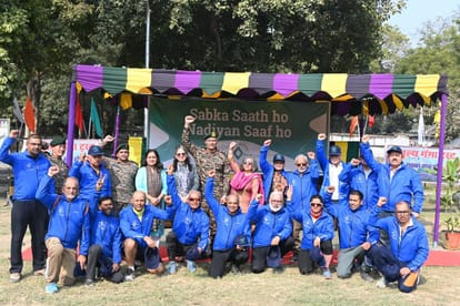 Mahakumbh: Para players reached Mahakumbh, took pledge to save Ganga, took a dip in Sangam