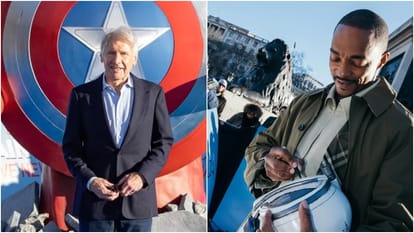 Captain America Brave New World: Anthony Mackie Harrison Ford other cast Unite in London for special showcase