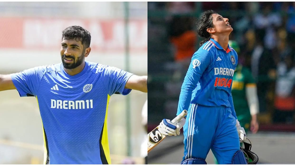 Jasprit Bumrah and Smriti Mandhana bags Award for Best International Cricketer 2023-24 in BCCI Awards