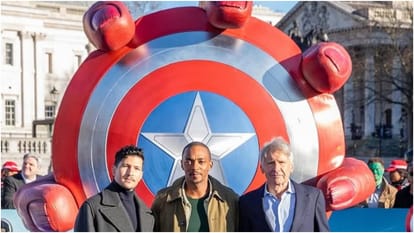 Captain America Brave New World: Anthony Mackie Harrison Ford other cast Unite in London for special showcase