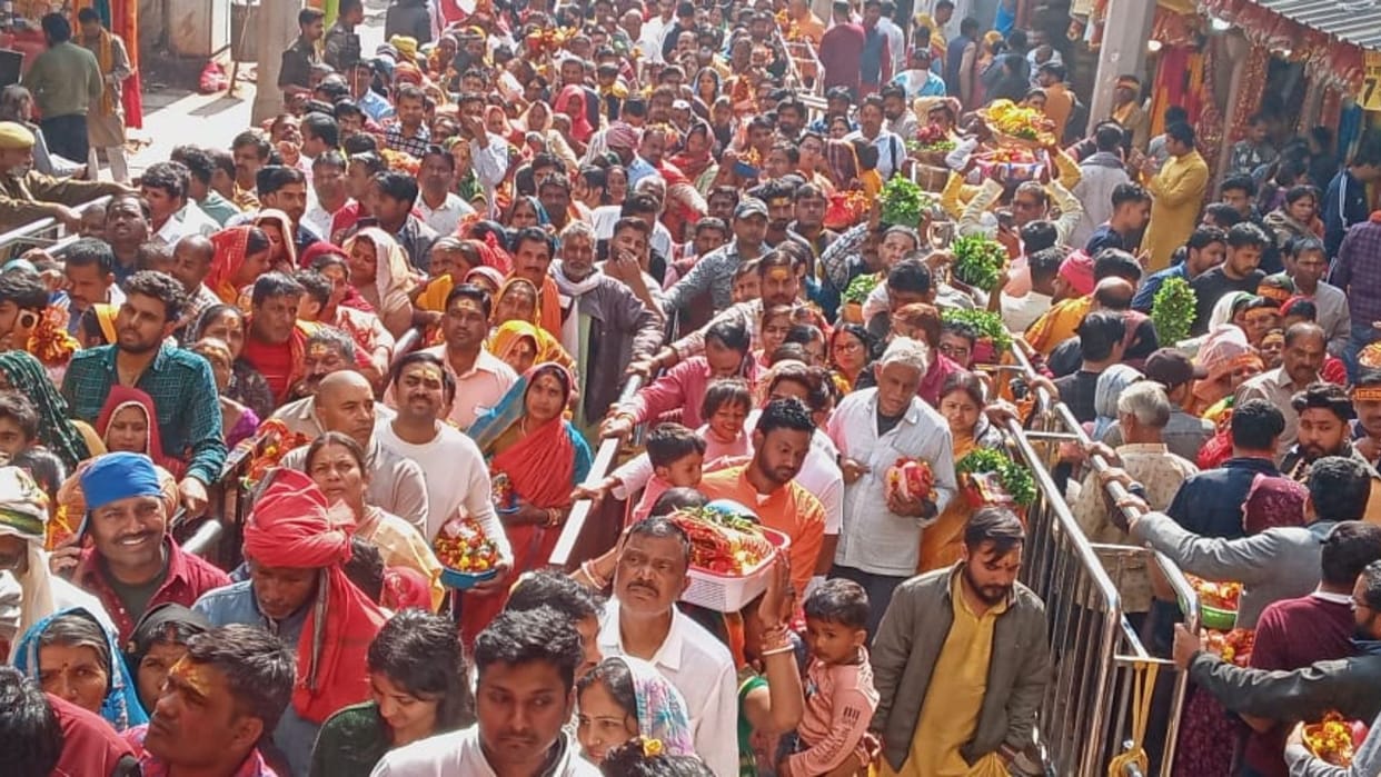 Vindhyachal temple record broken 10 lakh devotees visited from Mahakumbh 2025