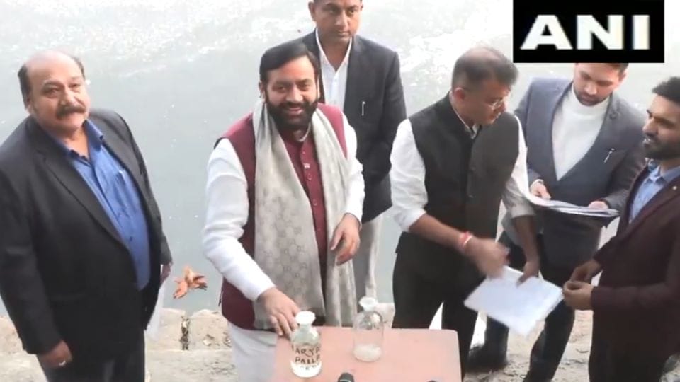 CM Nayab Singh Saini visited Yamuna Ghat in Wazirabad
