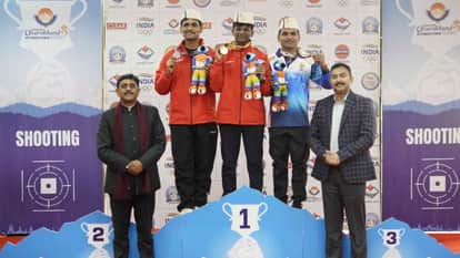38th National Games Uttarakhand World junior champion Parth Mane won gold medal in 10m air rifle