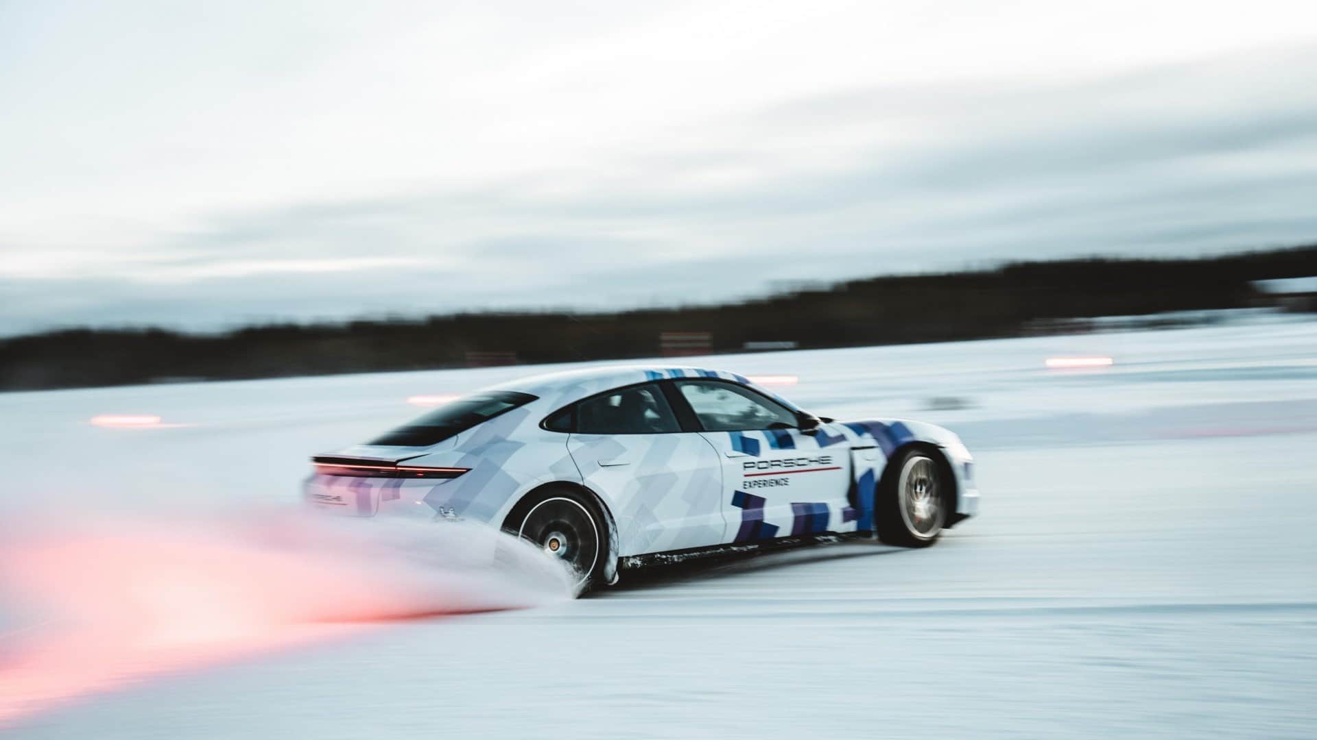Porsche Taycan GTS set new Guinness World Record for Longest continuous drift on ice by an electric vehicle