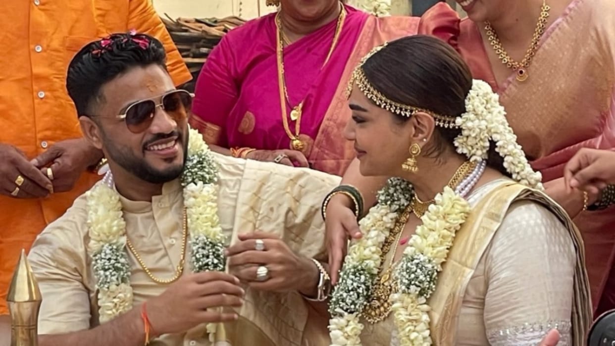 Raftaar aka Dilin nair Marries Manraj Jawanda see First wedding Photo Of Couple